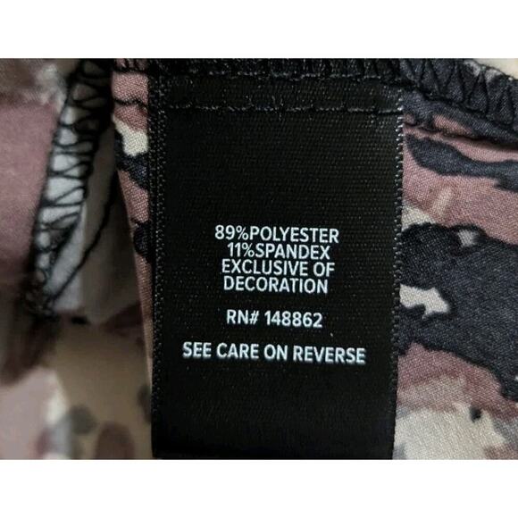 Torrid Women's Plus Size 1 Chablis Lace Trim Cami Top Animal Print E - Picture 6 of 6